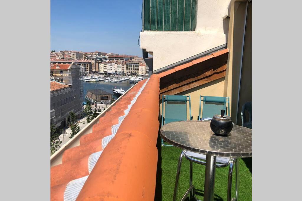 Апартаменти Loft Moderne Vue Vieux Port Terrasse Rooftop Марсель Екстер'єр фото