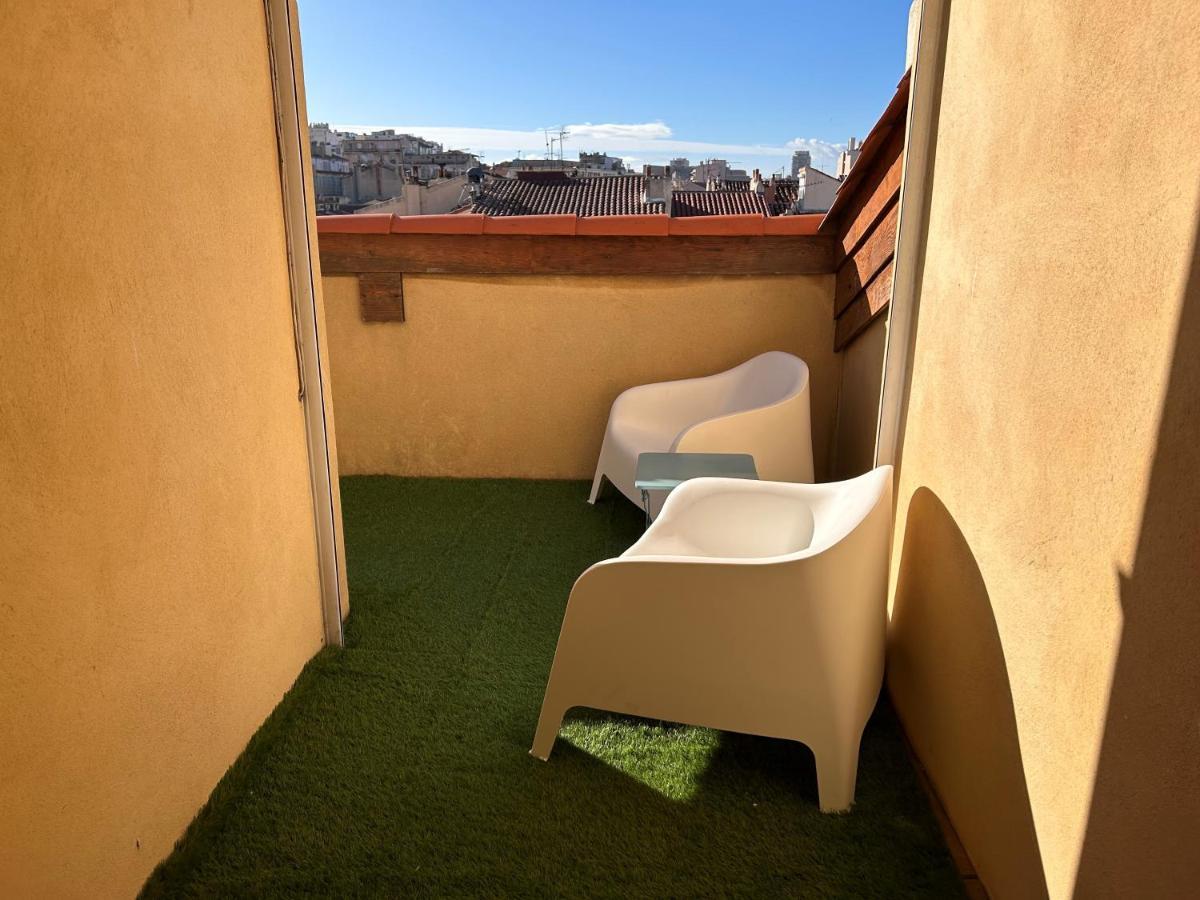 Апартаменти Loft Moderne Vue Vieux Port Terrasse Rooftop Марсель Екстер'єр фото