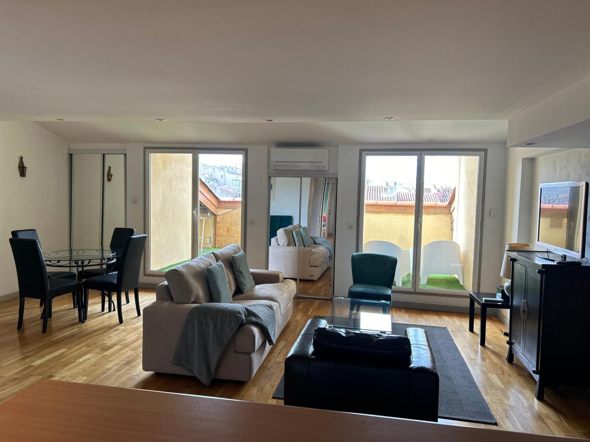 Апартаменти Loft Moderne Vue Vieux Port Terrasse Rooftop Марсель Екстер'єр фото